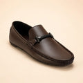 Regal Crest Men’s Brown Cherry Leather Loafers – front product view
