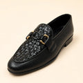 Regal Crest Men’s Black Regzine Loafers – front product view