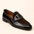 Imperial Crest Men’s Dark Brown Regzine Loafers – front product view