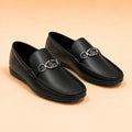 Pair of Regal Crest men’s black leather loafers