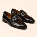 Imperial Crest Men’s Dark Brown Regzine Loafers – pair view