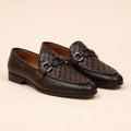Royal Basket Men’s Dark Brown Regzine Loafers – pair view