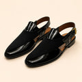 Regal Crest Men’s Black Regzine Closed-Toe Sandals – pair view