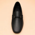 Regal Crest Men’s Black Cherry Leather Loafers – top view