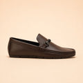 Regal Crest Men’s Brown Cherry Leather Loafers – outer side view