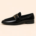Regal Crest Men’s Black Regzine Formal Shoes – outer side view