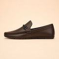 Regal Crest Men’s Brown Cherry Leather Loafers – inner side view
