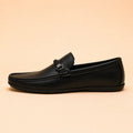 Regal Crest Men’s Black Cherry Leather Loafers – inner side view