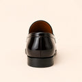 Imperial Crest Men’s Dark Brown Regzine Loafers – heel view