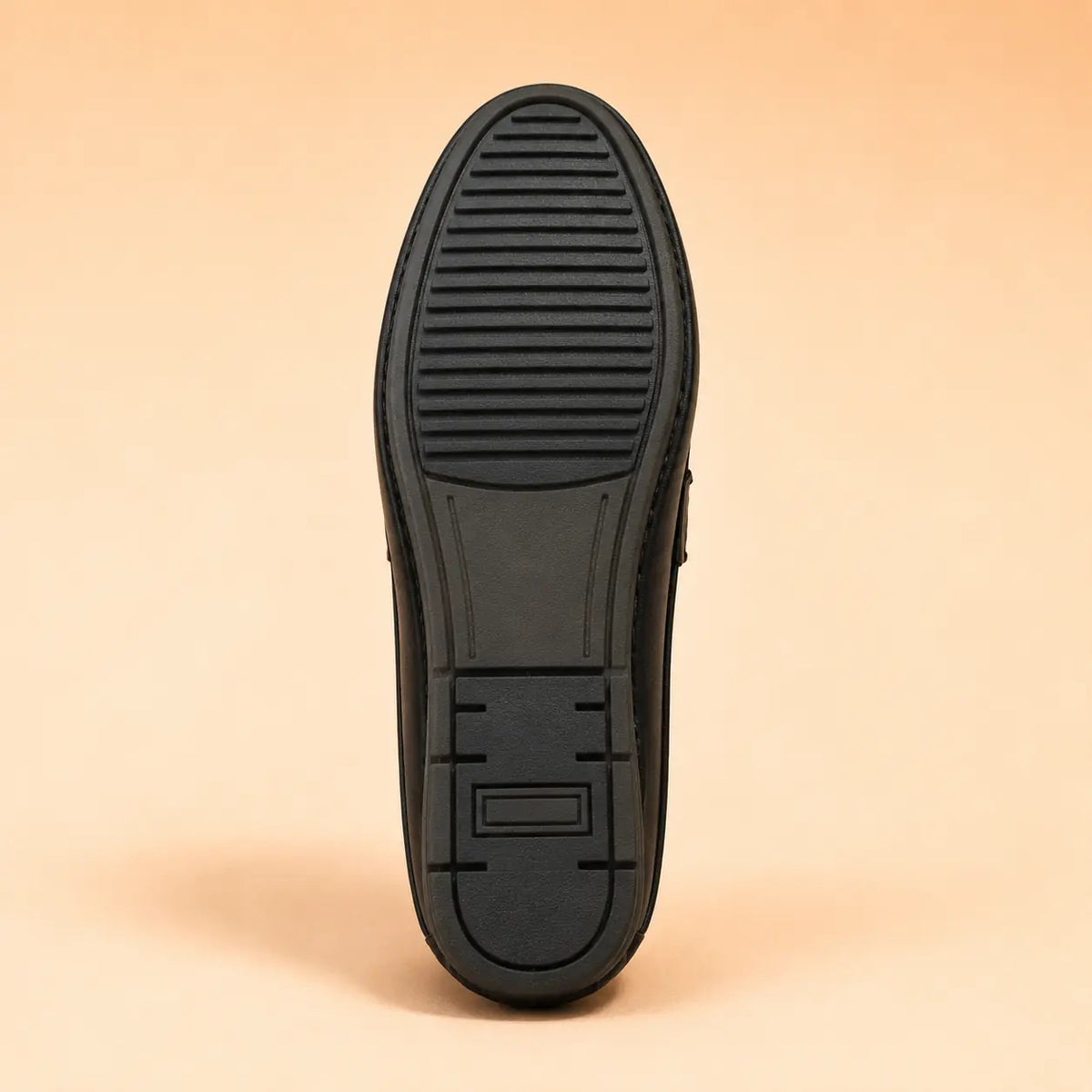 Regal Crest black loafer flexible gel sole and grip