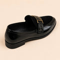Regal Crest Men’s Black Regzine Formal Shoes – interior and insole view