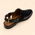 Regal Crest Men’s Black Regzine Closed-Toe Sandals – interior and insole view